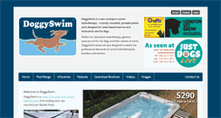 Desktop Screenshot of doggyswim.com